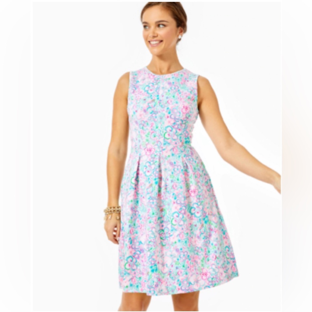 NWOT Lilly Pulitzer Kinsey dress in Resort White Love Bug